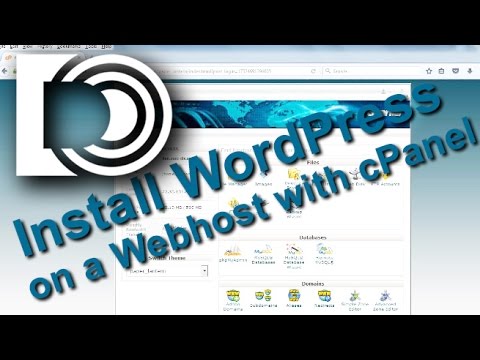 how to install wordpress using vista panel