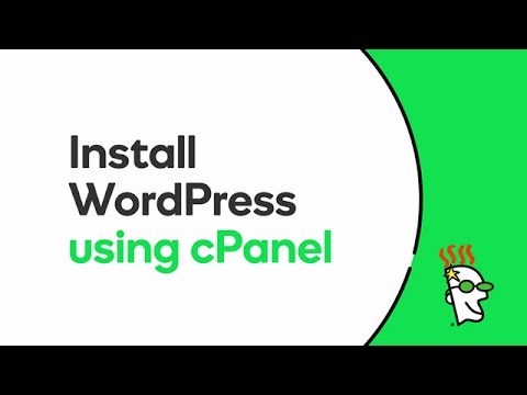 how to install wordpress using vista panel